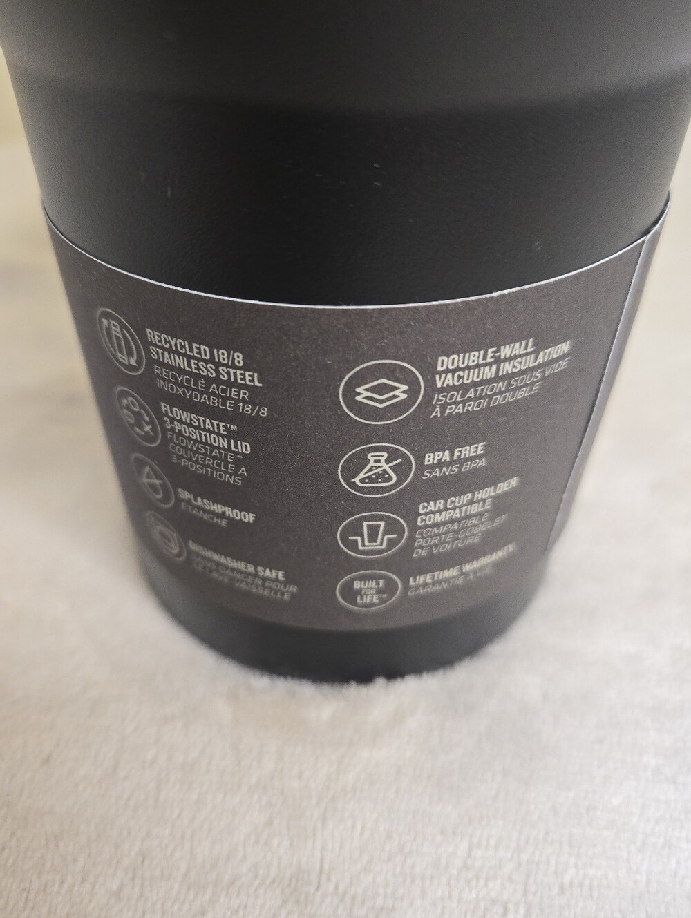 Stanley 40 Oz Black Chroma Tumbler - Picture 5 of 9